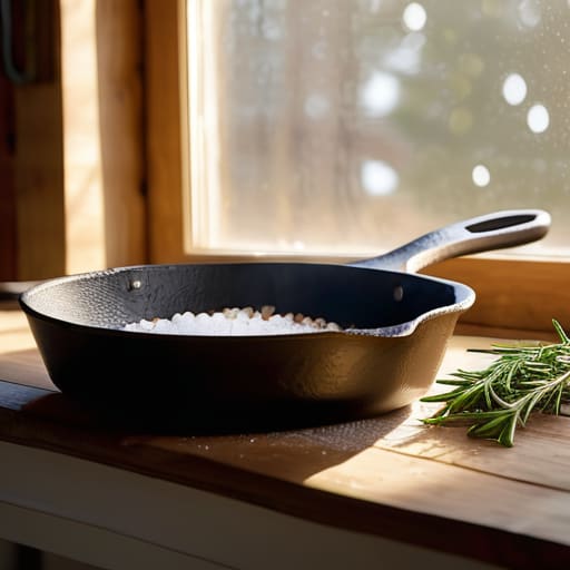 Durable seasoned Cast Iron Cookware.