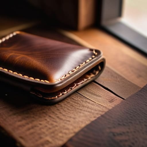 Durable Full-Grain Leather Goods Wallets and Belts