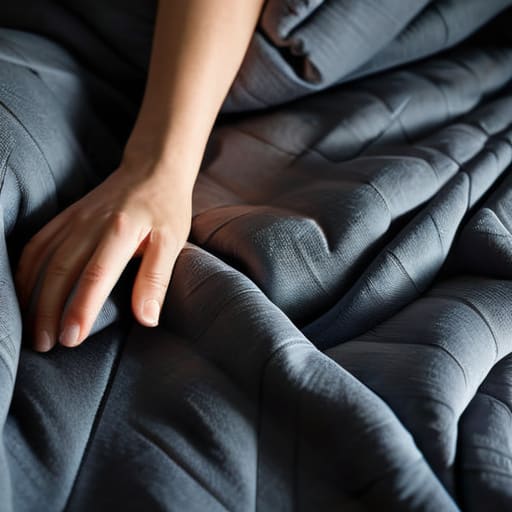 Key Features in Action: Weighted blanket distribution.