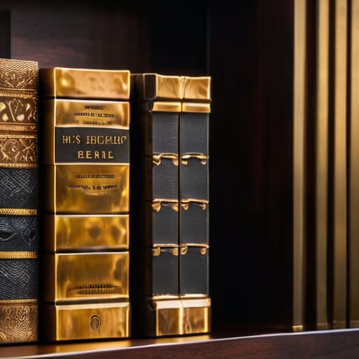 Solid Brass Bookends to Anchor the Shelf