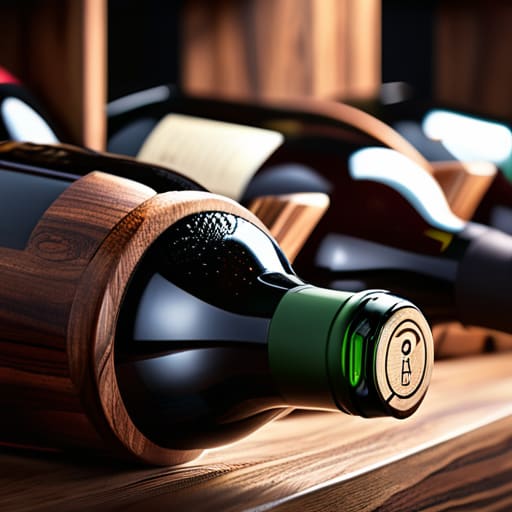 Durable Solid Oak Wine Racks.