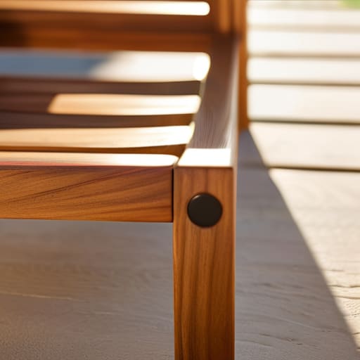 Durable Solid Teak Garden Benches.