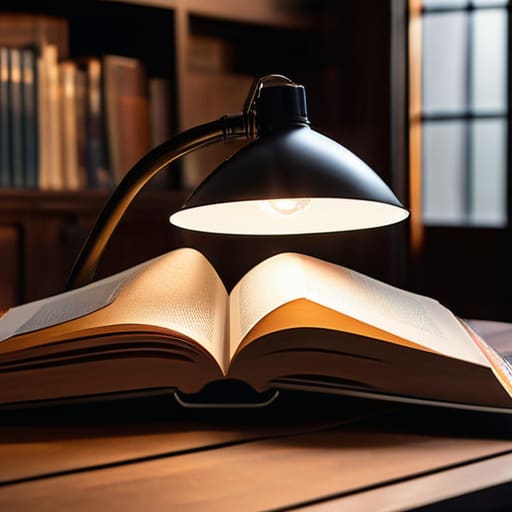 A High-Quality Reading Lamp with adjustable arm.