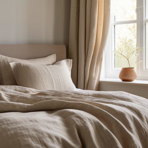 Pure 100% High-Quality Linen Linens bedding.