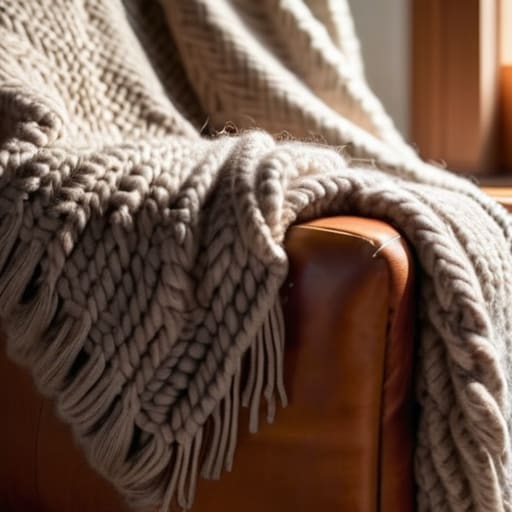 Cozy, high-quality wool blankets for comfort.
