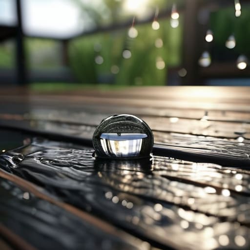 Outdoor furniture showing Real World Performance.