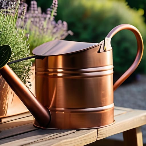 Timeless Solid Copper Watering Cans.