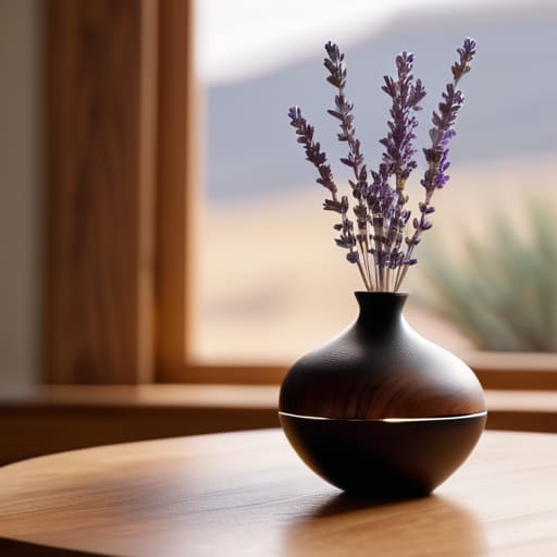 Solid Wood Essential Oil Diffusers.