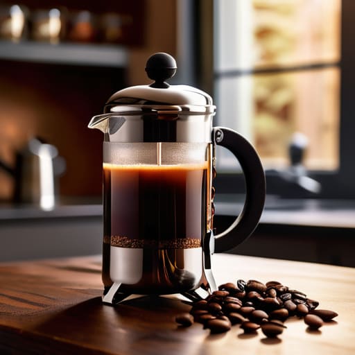 Stainless steel The Unbreakable French Press.
