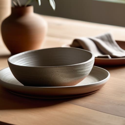 Selecting high quality ceramic dinnerware.