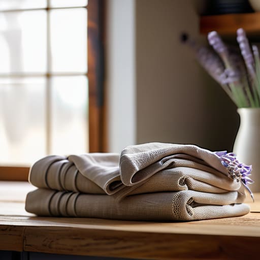 Selecting high quality cloth tea towels.