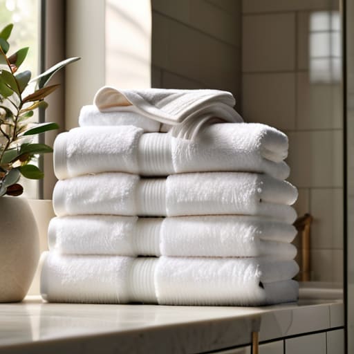 High quality soft cotton towels.