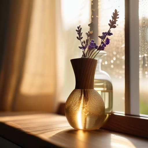 Using essential oil diffusers for home wellness.