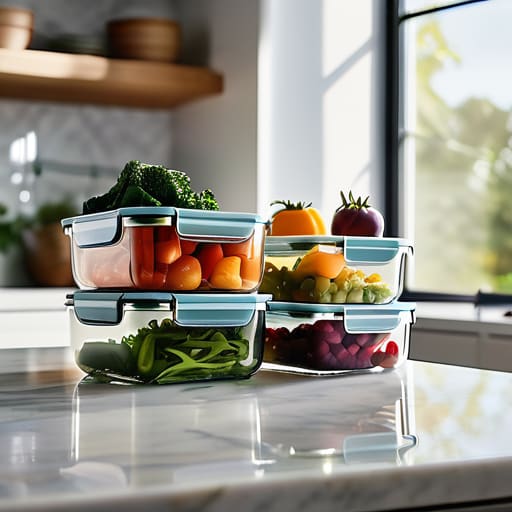 Testing glass food storage reviews containers.