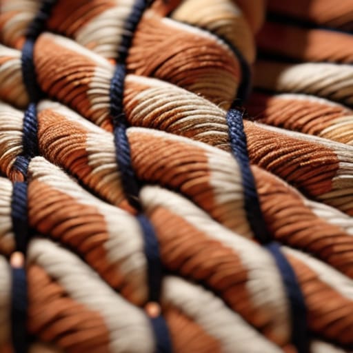 Beautifully detailed colorful handwoven rugs.