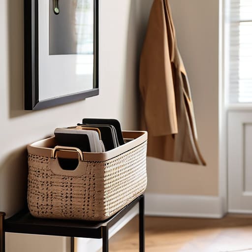 Essential organizing tools for a tidy home.