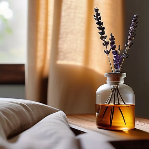 Enhancing a cozy room aromatherapy setup.