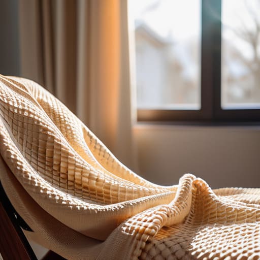 Cozy waffle knit robes for relaxation.