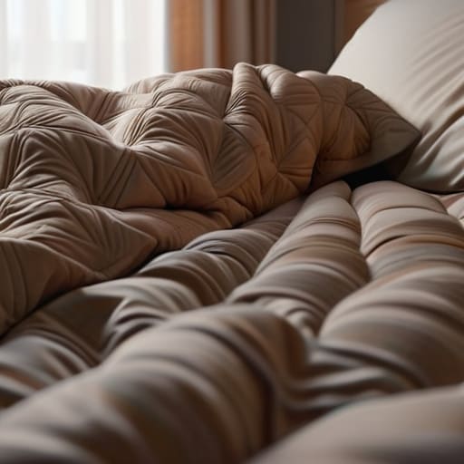 Reading weighted blanket reviews for better sleep.