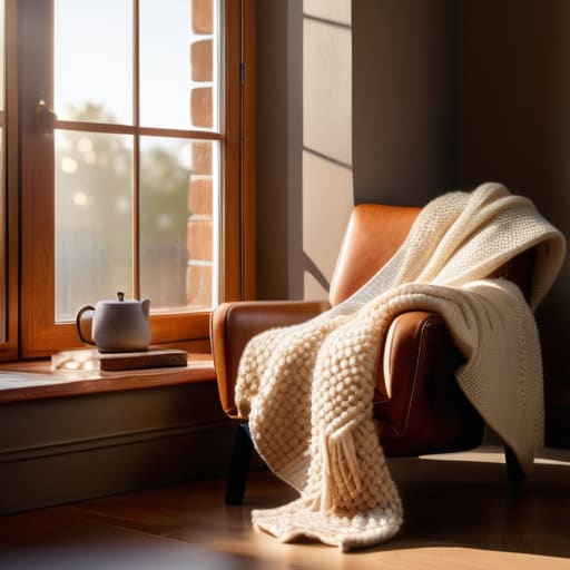Cozy wool throws for home comfort.