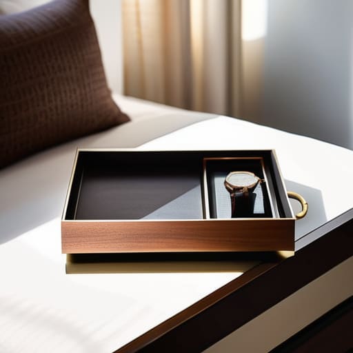Modern Nightstand Tray Decor That Serves a Purpose