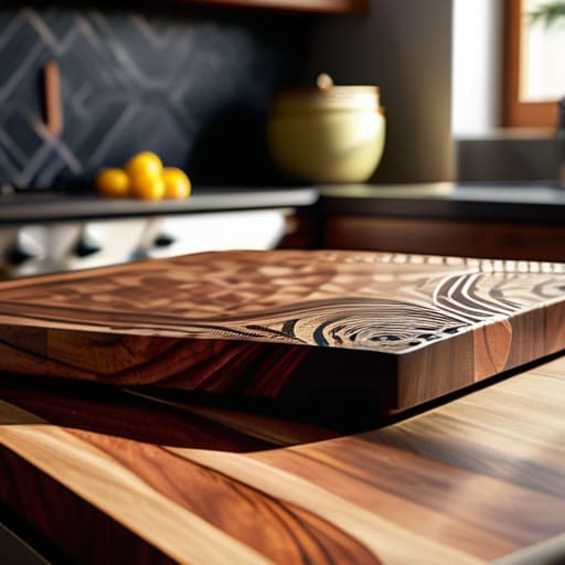 Durable end-grain Solid Wood Cutting Boards.