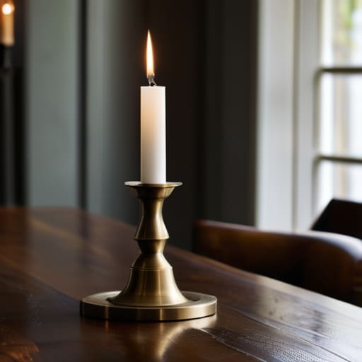 The Art of Antique Brass Candlestick Styling