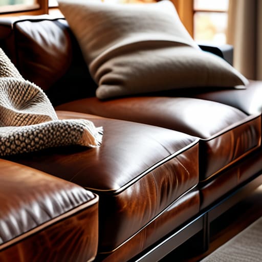 Best materials for comfortable living room sofas.