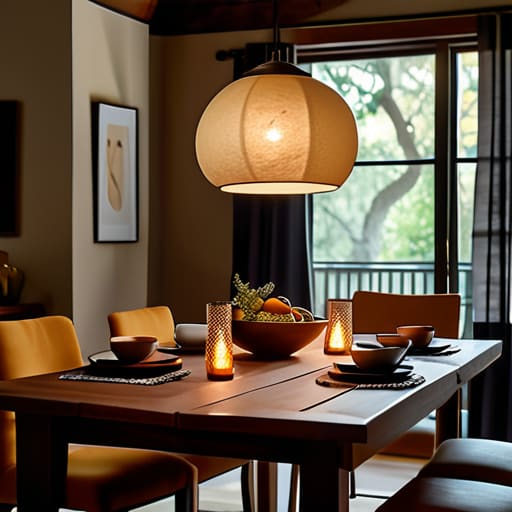 Choosing the right lighting for cozy dining rooms.