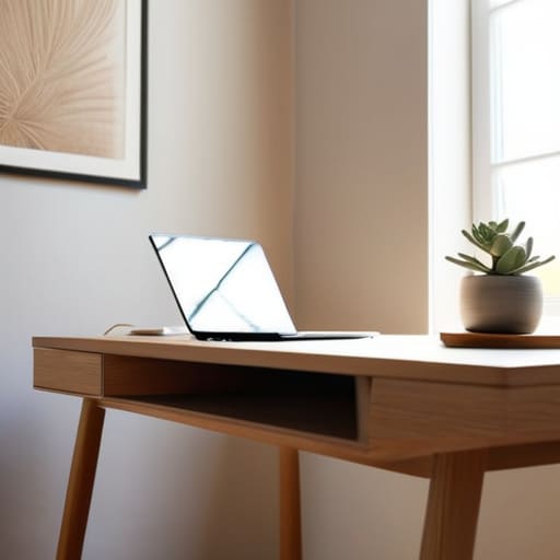 Effective ways to declutter a home office.