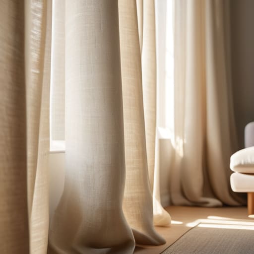 The Aesthetic of Linen Curtains in a Home