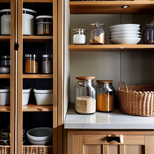 The best way to organize a kitchen pantry.