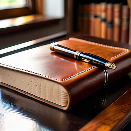 A Solid Leather Journal for graduates.