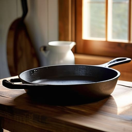 Durable, heavy-duty Cast Iron Cookware.
