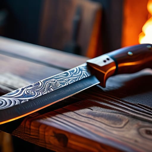 Durable Hand-Forged Kitchen Knives for gifting.