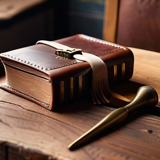 Personalized Engraved Leather Goods with initials.
