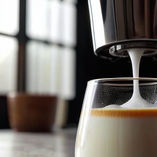 Key Features in Action: making latte foam.
