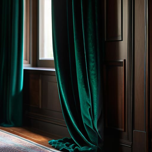 Making the Right Call with velvet drapery.