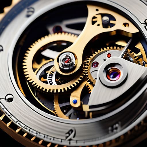 Classic mechanical timepieces with intricate gears.