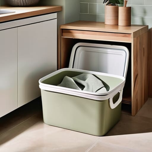 Testing Collapsible Laundry Baskets for Storage