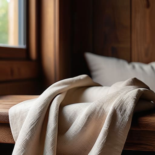 Durable, premium heavyweight linen robes.