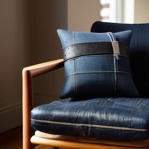 Mastering Upcycled Denim Interior Design decor.