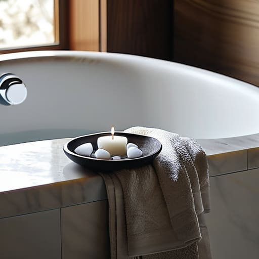 Durable Solid Stone Bath Trays.
